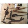 Image 3 : 11 Items - Drills, Saw Vise, Pipe Cutter, Leather Punch, Hammers Plus More!