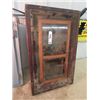 Image 3 : Painted Wall Mount Display Case 20" x 20" & Old Clock Converted into a Display Case 15" x 25"