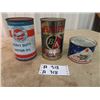 Image 1 : 3 Oil Cans 1) Antelope Oil - Quart, 1) BA Oil Quart, & 1) North Star Grease 1 LB