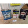 Image 1 : 3 Oil Cans 1) Ford Hyd Oil- 2 Gallon, 1) Sunrise Refridgeration Oil 3.7 L & 1) Tidex Oil -1  Gallon