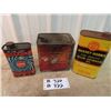 Image 1 : 3 Oil Cans -1) Delaval Cream Separator OIl 1/2 Gal 1) Massey Harris Cream Separator Oil 1 Quart, 1& 