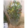 Image 2 : 3 Milk Bottles full of  Cat's Eye Marbles