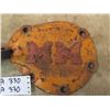 Image 2 : 2 Cast ITems 1) Minneapolis Moline Emblem & 1) Seed Box Gauge