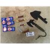 Image 1 : 4 Pocket Knives, Hatchet & 5 Joke GST Mulroney Erasers