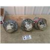 Image 1 : 3 Vintage Industrial Lights - New Old Stock