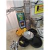 Image 3 : Wearever Camping Pots w Removable Lids, Handled Pots & Pans, Fishing Rod & Tackle & Solar Shower  Pl