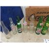 Image 2 : Vintage Coca Cola Crate & 15 Pop Bottles - Mountain Dew, Uptown, & Various Others