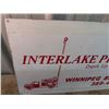 Image 2 : Metal Interlake Piling Sign 15" x 24"