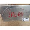 Image 2 : Metal Embossed Pepsi SIgn  9" x 16", & 2 Pepsi Crates