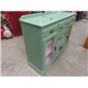 Image 2 : Painted Kitchen China Cabinet 37"H 48"W 15.5"D