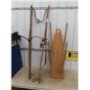 Image 1 : Wooden Ironing Board/ Wood & Rope ?? SLing?? Pulley Device??