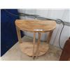 Image 3 : Walnut Magazine Stand & 1/2 Moon Stand