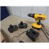 Image 2 : De Walt 18 Volt w Chargers & 3 Batteries, Mitre Mate, Level, &  Drill Bits