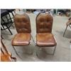 Image 3 : 5 Kitchen Chairs, 3 Wooden & 2 Upholstered