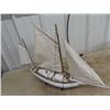 Image 3 : Mantle Ship Ornament/Display 19"H 27" L