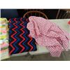 Image 3 : 4 Blankets 1) Picnic  & 3) Afghans