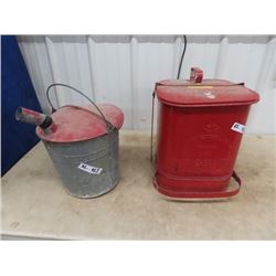 Gas Pail, 6 Gal Ash Bucket