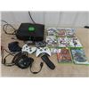 Image 1 : XBOX Game Consol w 5 Controls & 8 Games Used Very Little