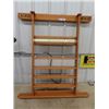 Image 1 : Oak Pool Cue Rack/Ball Rack/Scoreboard Combo