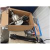 Image 1 : Ceiling Fan - Tri Pod, Power Converter, & Tile Saw