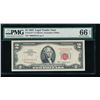 Image 1 : 1963 $2 Legal Tender STAR Note PMG 66EPQ