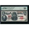 Image 1 : 1907 $5 Legal Tender Note PMG 30