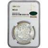 Image 2 : 1881-S $1 Morgan Silver Dollar Coin NGC MS63 CAC Amazing Toning