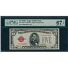 Image 1 : 1928C $5 Legal Tender Note PMG 67EPQ