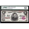 Image 1 : 1891 $5 Treasury Note PMG 62