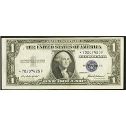 1935F $1 STAR Silver Certificate Fr. 1615