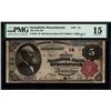 Image 1 : 1882 $5 Springfield MA National PMG 15