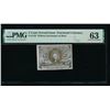 Image 1 : 5 Cent Second Issue Fractional Note PMG 63