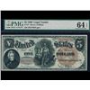 Image 1 : 1880 $5 Legal Tender Note PMG 64EPQ