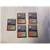 Image 1 : 5 RARE MAGIC THE GATHERING CARDS - WOODED FOOTHILLS SEARCH LANDS, PLAYSET PLUS 1