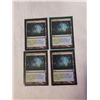 Image 1 : 4 RARE MAGIC THE GATHERING CARDS - PLAYSET OF MISTY RAINFOREST SEARCH LANDS