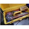 Image 3 : Yellow toolbox and carpenters box with contents