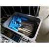 Image 1 : Tray of files and plastic handles