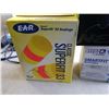 Image 2 : Three boxes of disposable and reusable ear plugs