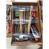 Image 3 : 3 TRAYS OF VINTAGE HAMMERS, CHISELS, DRILL BITS, TOOLS