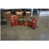 Image 1 : 6 METAL GAS CANS