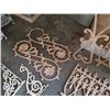 Image 2 : Lot of Cast Iron Decor brackets and garden fencing