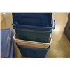 Image 2 : LOT OF TOTES WITH LIDS