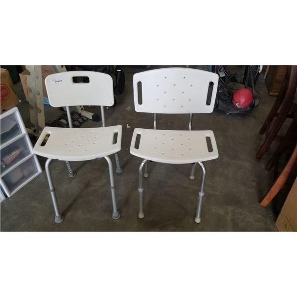 2 BATH ASSIST CHAIRS