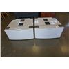 Image 1 : 2 WHITE LAUNDRY PEDESTALS - SAMSUNG