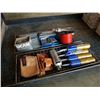 Image 1 : Two trays of Springs, anchors, Liquid Nails and more