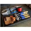 Image 4 : Two trays of Springs, anchors, Liquid Nails and more