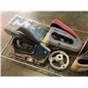 Image 3 : Tray of socket set, drill bits, staplers and sanding belts