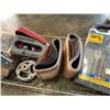 Image 4 : Tray of socket set, drill bits, staplers and sanding belts