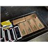 Image 2 : Tray of Staples and sharpening stone