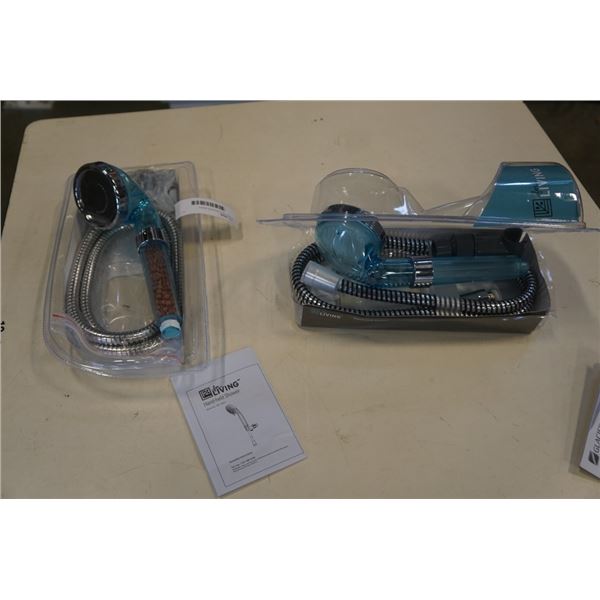 2 HAND HELD SHOWER HEADS